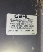 gehl tractorbynet serial number lookup